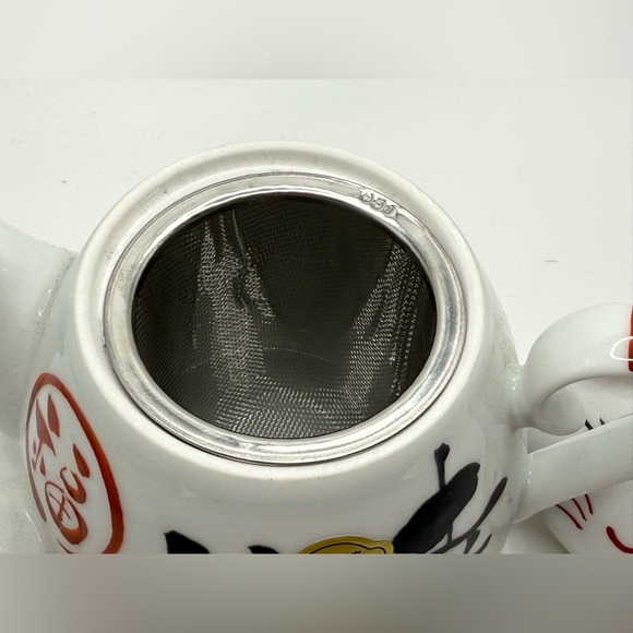 Arita Cat teapot with stainer - Picture 10 of 10